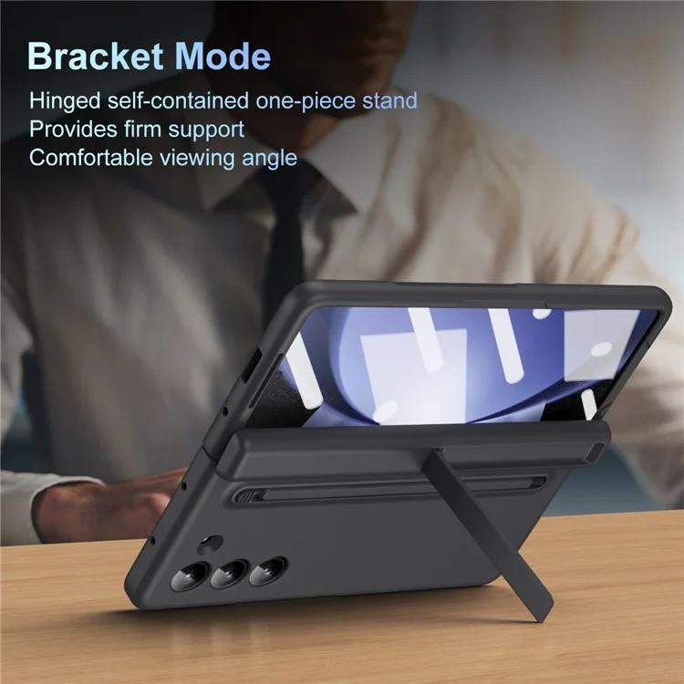 Для Samsung Galaxy Z Fold5 5G Full Guard Case Жесткий чехол для телефона с подставкой для ПК со стеклянной пленкой и стилусом