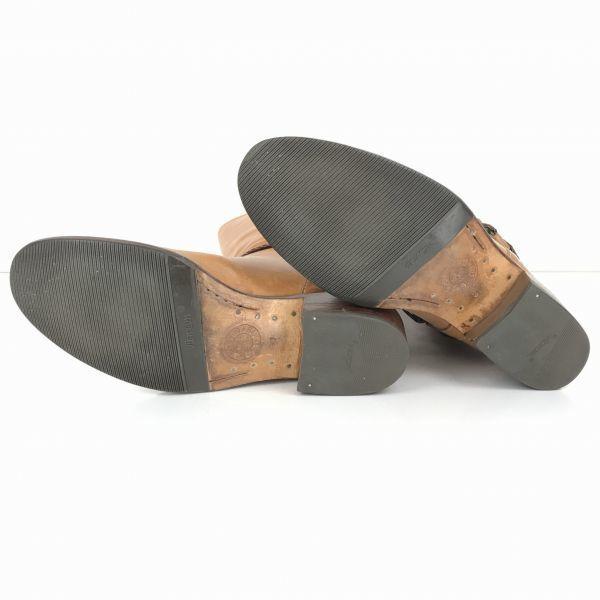 Сделано в Италии Кожаные ботфорты BUTTERO с коробкой/23.5/Верблюжий/Подошва Vibram/Деталь с кольцом(ИСПОЛЬЗОВАЛ)