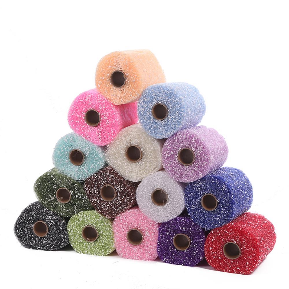 DIY Yarn Wrapping Paper Handmade Snow Point Yarn Net New Flower Paper