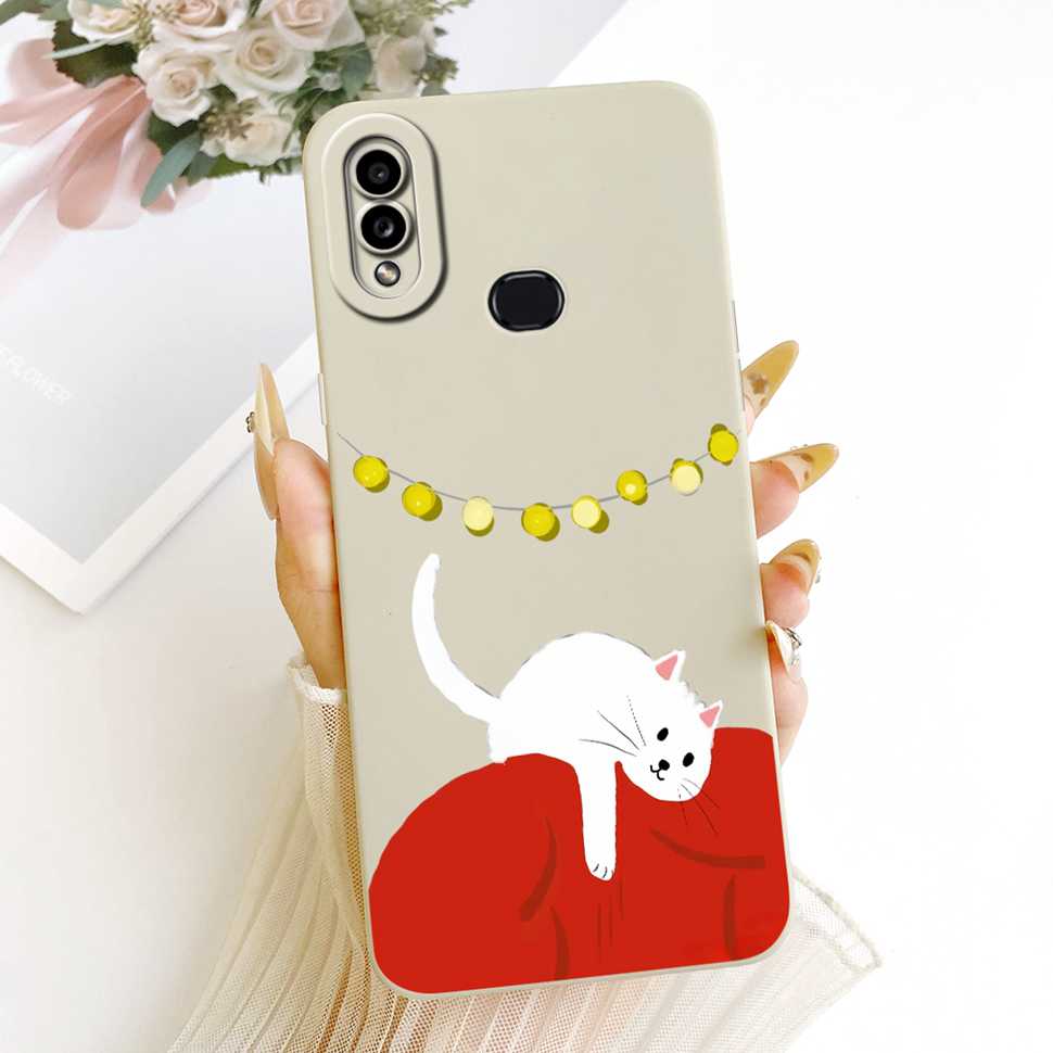 Casing For Samsung Galaxy A10s Cute Cat Pattern Shockproof Back Cover Silicone Phone Case For Samsung A10 s A 10s A10s Soft Case