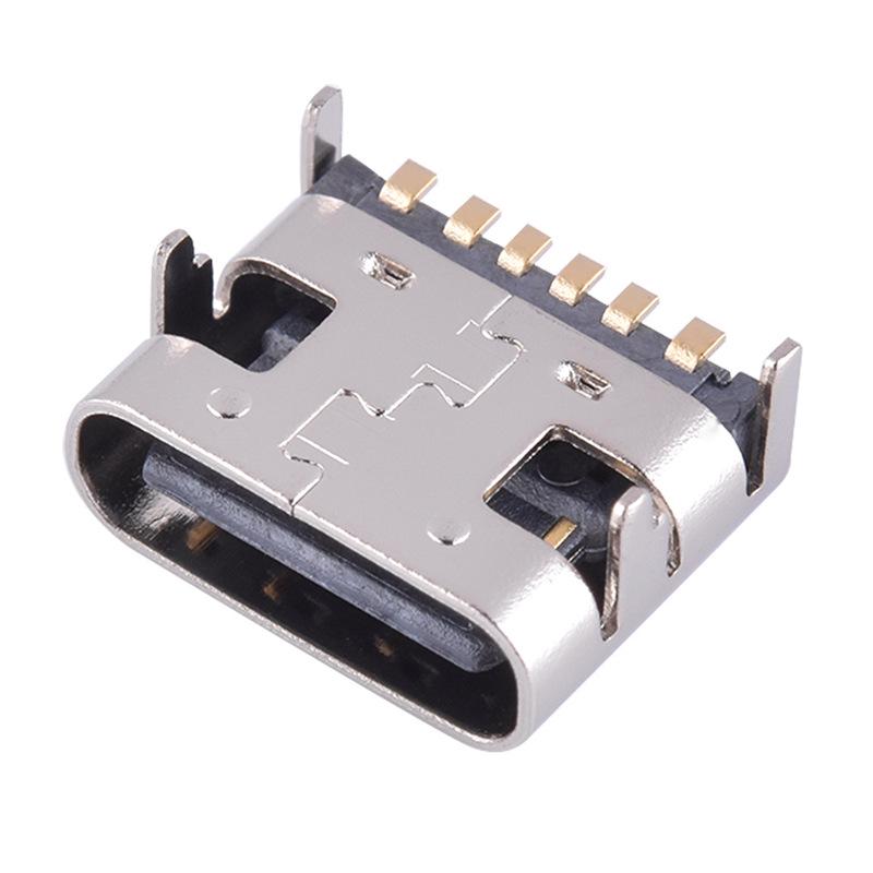 Разъем USB Type-C Female SMD: 2P, 4P, 6P, 16P, 24P Горизонтальный/Вертикальный Разъем Интерфейс Зарядки