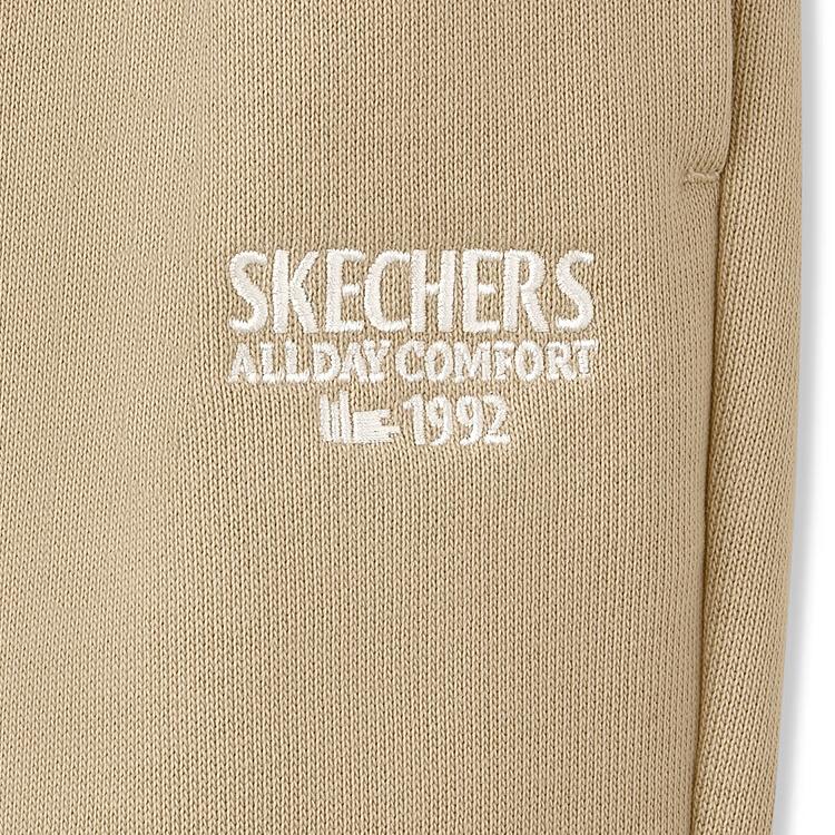 Skechers Повседневные Простые Универсальные Модные Удобные Мягкие Вязаные Спортивные Брюки Женские низ Irish-Cream L325W055-028R