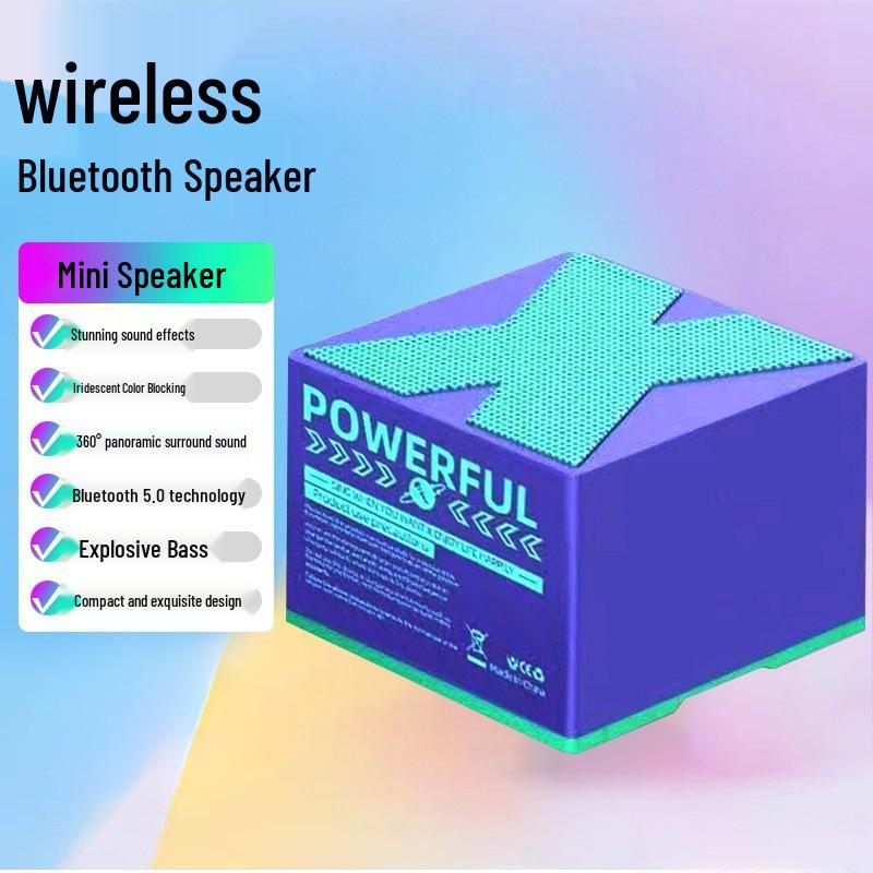 X3 Bluetooth Speaker: High-Quality 3D Surround Sound Mini Subwoofer for Outdoor Portability