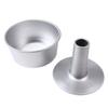 Japanese-made Seamless Aluminum Chiffon Cake Mold (17cm Chiffon Mold)