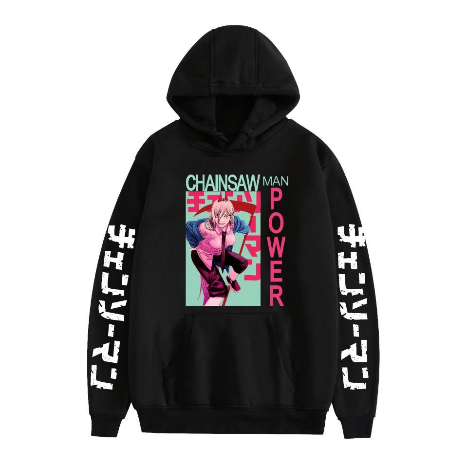 Человек-бензопила Осень Зима Флис Уличная одежда Топы Мужские Женские Модные Толстовки