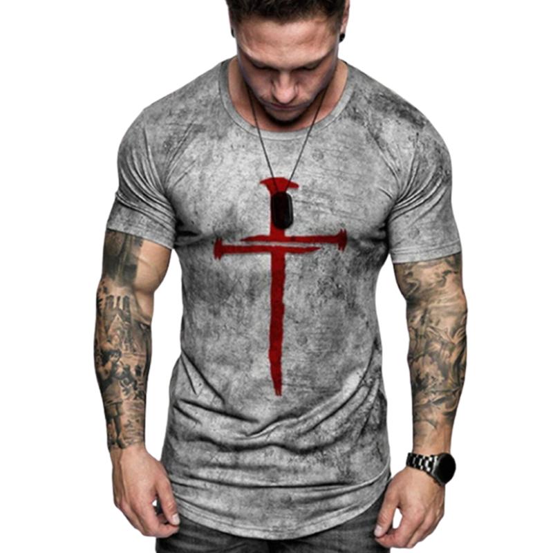 Новая летняя мужская модная футболка с принтом звездного диска, мужская футболка, топ