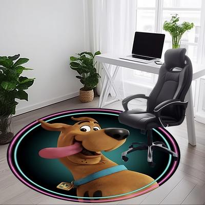 1pc Scooby-Doo Chair Carpet for Office Non-Slip,Machine Washable Rug for Office, Room - Holiday Decor - Machine Made Yy251017205