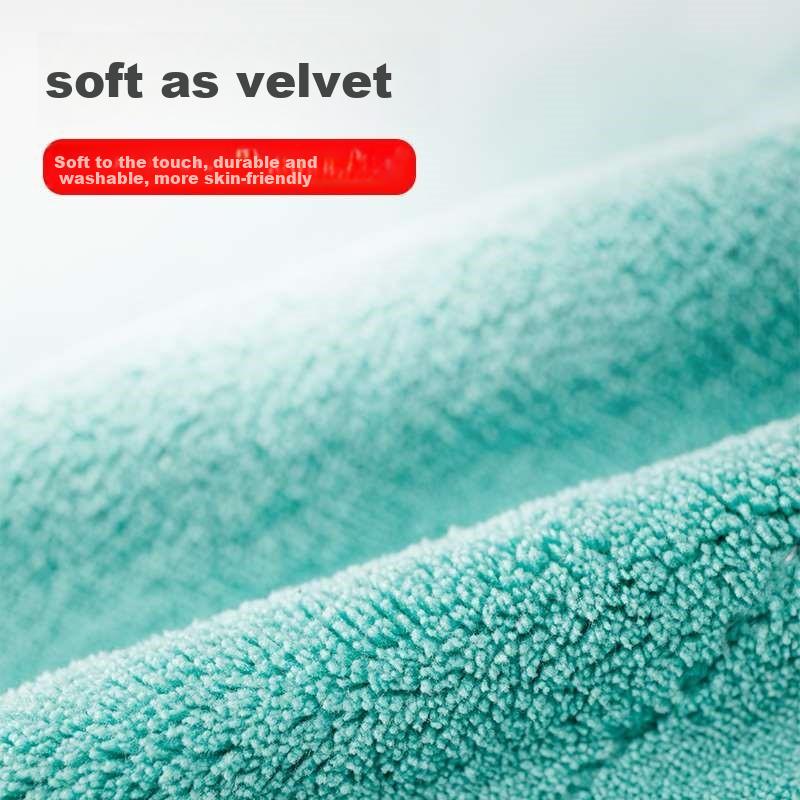 Cleaning Cloths, 30*40cm, Pack of 5, Polyester Cotton Fabric, Kitchen Stain Remover, Thickened Double-Sided Absorbent, Multi-Functional Scouring Pad
