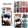 Чехол-книжка из искусственной кожи ручной работы для Oppo A79, противоскользящая противоударная обложка с ремешком на запястье и дизайном в виде сердечка/розы/кошки