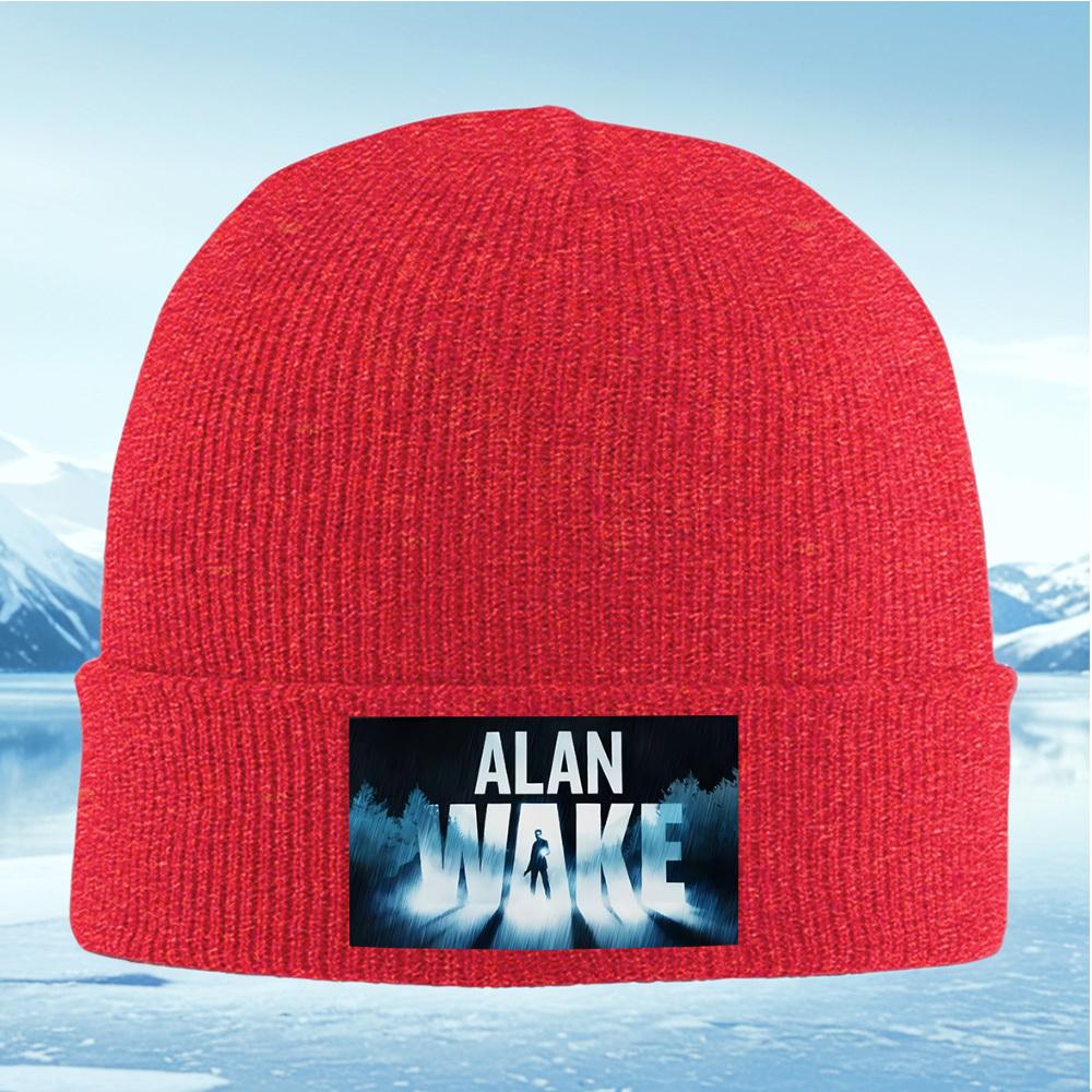 Game title man light darkness forest Men Women Unisex Knitted Hat Beanie Pullover Cap Winter Thermal Warm Christmas Outdoor Cycl