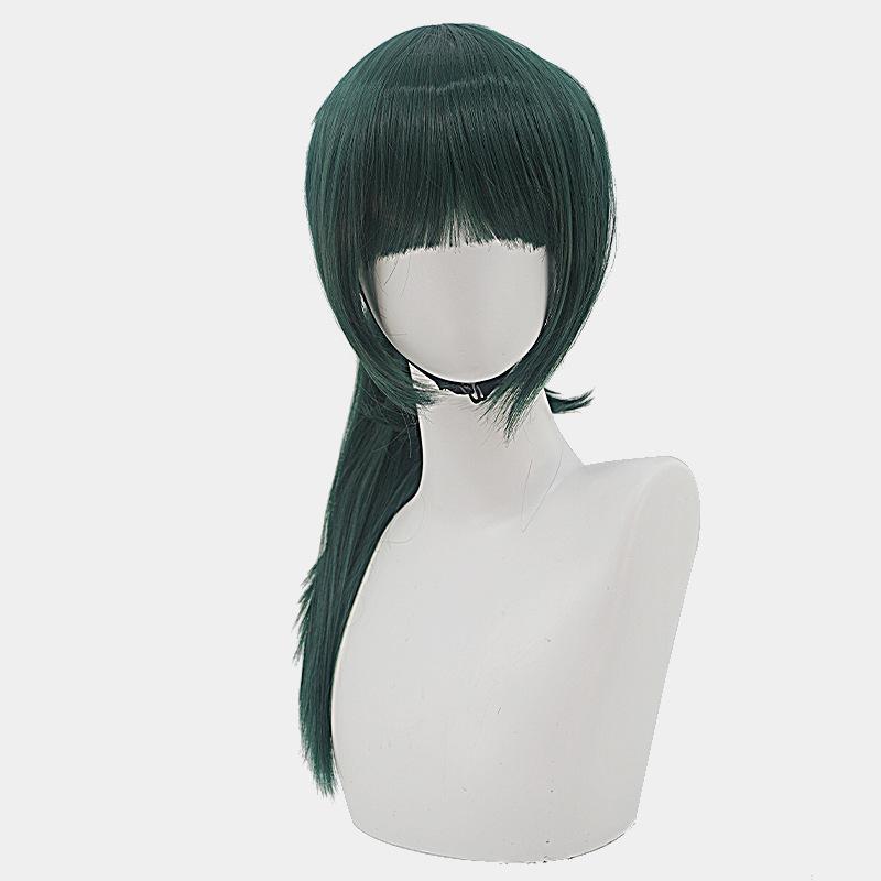 Аниме дзюдзюцу кайсен косплей костюм Маки Зенин парики верхняя юбка Зенин Маки очки Хэллоуин вечерние женская униформа