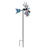 Metal Yard Windmill Decoration Vintage Waterproof Garden Wind Spinners Patio Ornament for Yard Garden Patio Lawn Outdoor