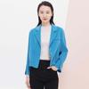JESSIE Notched Lapel Short Wool Blend Coat