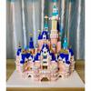 Gift Pink Castle Model Kits Toys Microblock Building Blocks for Adults Princess Kids Castles Architecture Set Bricks