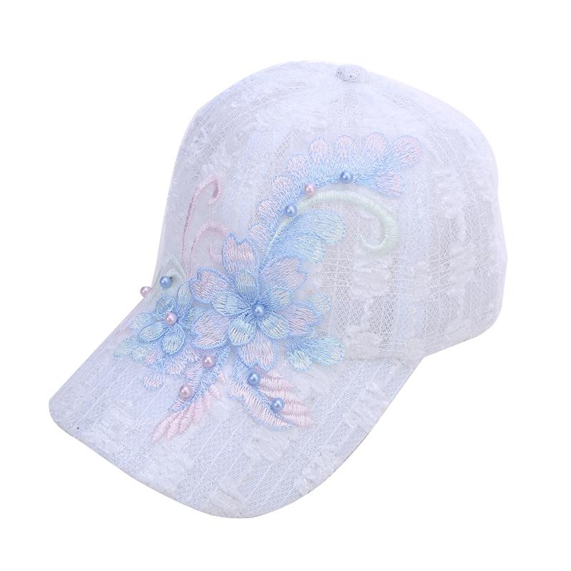 Летняя кружевная с цветами дышащая солнцезащитная кепка для спорта на открытом воздухе для женщин и мужчин, модная шляпа, регулируемая бейсбольная кепка
