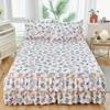 1PC Pastoral Style Bed Cover Colchas De Cama Matrimonial Double Lace Bed Skirt King Bedsheets Skirts (pillowcase Need Order)