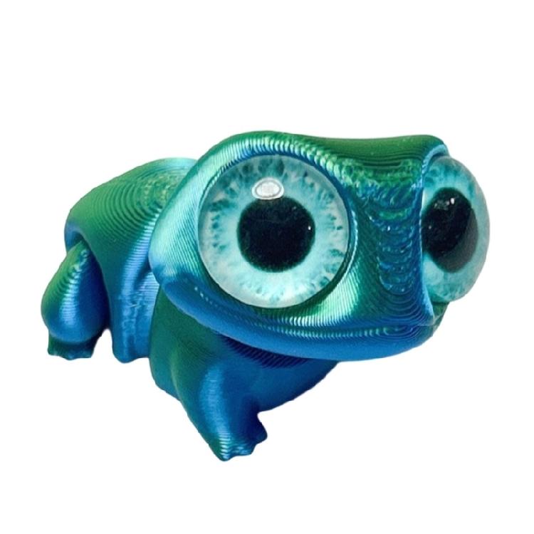 Красочная Фигурка Лягушек Детализированная 3D Печать Миниатюра Настольный Дисплей Миниатюрная Фигурка Животного