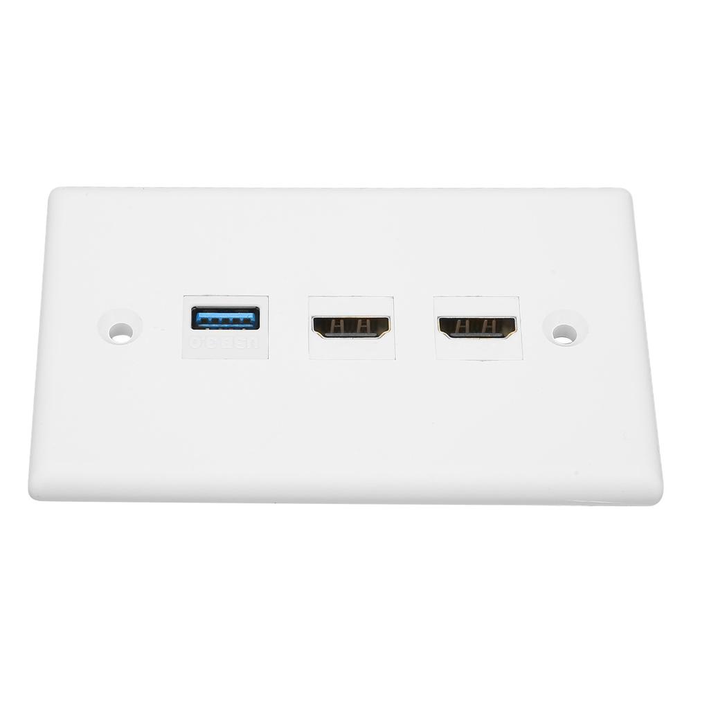 Настенная панель HD Multimedia Interface Ethernet USB 2 порта HD Multimedia Interface Keystone 1 порт USB 3.0