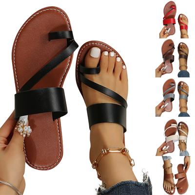 Женские сандалии Сандалии-шлепанцы Легкие повседневные сандалии на одной пуговице с резиновой подошвой Женские сандалии