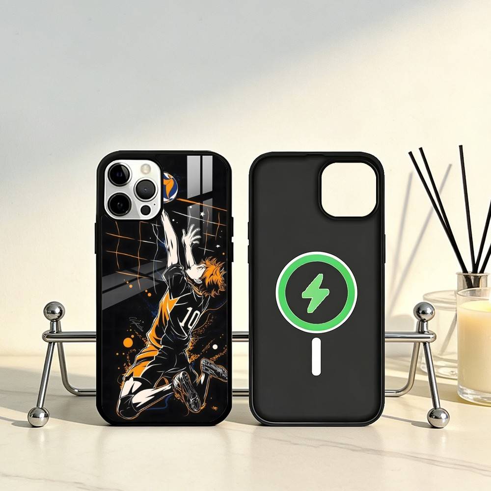E-Epic Volleyball Haikyuu Phone Case For iPhone17,16,15,14,13,12,11 Plus,Pro Max Magnetic For Magsafe Wireless Charging