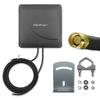 Qoltec Антенна 4G LTE DUAL MIMO усилитель | 35 дБи | 50 Вт | 2x SMA male