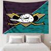 Anaheim Ducks Hockey Team Tapestry Room Decoration Wall Hanging for Living Room Bedroom, dormitory, Birthday and Christmas gifts
