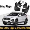 For Chery Tiggo 2pro 2022 4PCS Mud Flaps Splash Guard Mudguards MudFlaps Front Rear Fender Auto Styline Car