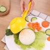 1pc Rice Spoon Non-stick DIY Rice Scoop Mold Sushi Spoon Rice Half Baking Accessory Kitchen Heat-resistant Round Tool Mold