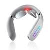 Neck Massager with Pulse Heated Smart Portable Cordless Neck Massager Electric Pulse Massage Travel Indoor Office Massage Relax