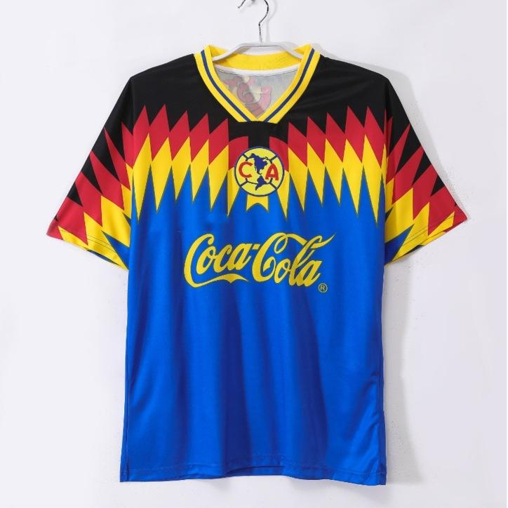 Popular retro Barcelona breathable jersey wholesale short-sleeved t-shirt men and women of the same football jersey can be approved on behalf of
