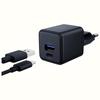 Ładowarka sieciowa 20W 3MK GaN Power Delivery USB-C/USB-A Czarna