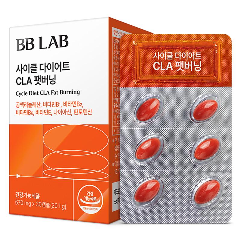 BB Lab Nutri-One Cycle Diet CLA Fat Burning 30p, 30 Tablets, 1 Unit