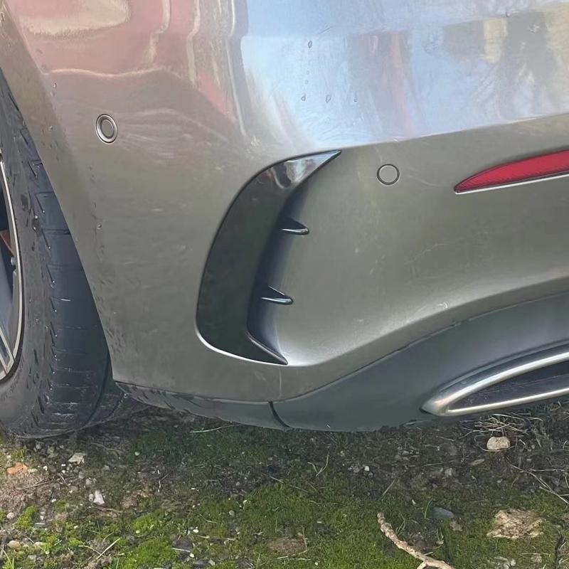 Задний бампер Flicks Спойлер Canards Splitters для Mercedes Benz W177 AMG Line Hatchback A180 A200 A220 A160 A250 A35 2019