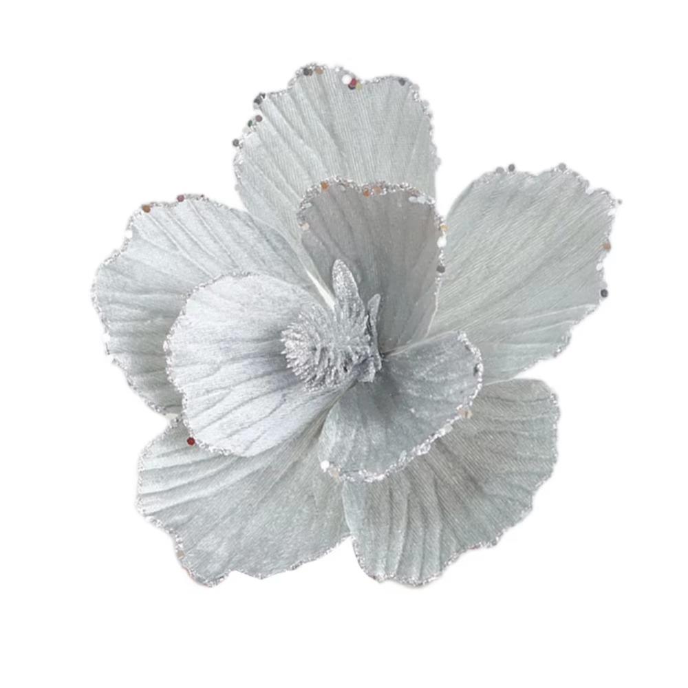 Exquisite Design Glitter Christmas Flower DIY Artificial Flowers New Year