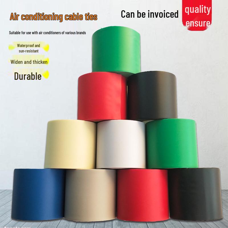 Waterproof Red Decorative Thickened Copper Pipe Insulation and Air Conditioner Cable Tie Wrap