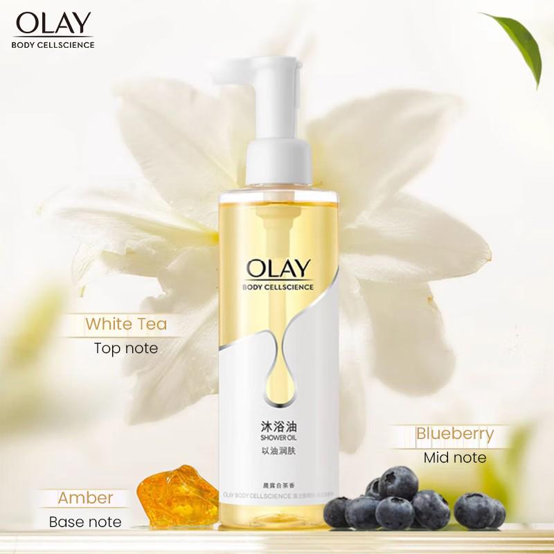 Olay Show Oil 250 мл Гель для душа на масляной основе Питает и увлажняет кожу с помощью масла, добавляет 40% натурального растительного экстракта масла, улучшает состояние сухой кожи