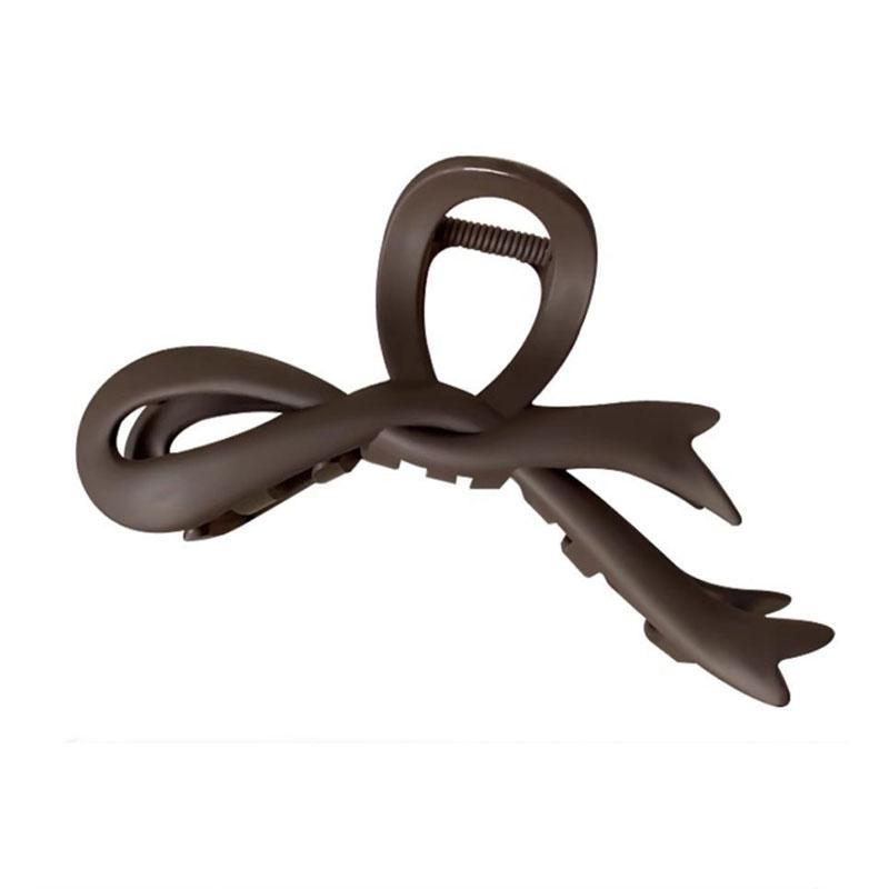 Новые винтажные заколки для волос кофейного цвета, модные простые геометрические заколки-банты в виде акулы, заколки для волос для женщин, аксессуары для волос, корейские головные уборы