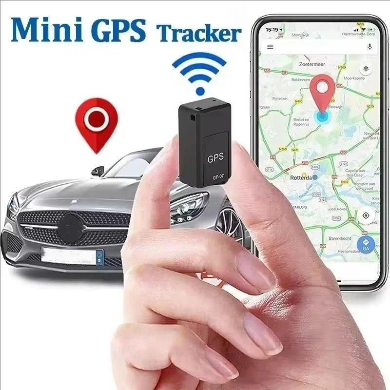 Gf07 Мини GPS-трекер Отслеживание местоположения в реальном времени Магнитный дизайн Для автомобиля Багажа Домашних животных Детей Анти-потеря Мониторинг