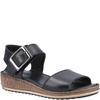Womens/Ladies Ellie Leather Wedge Sandals