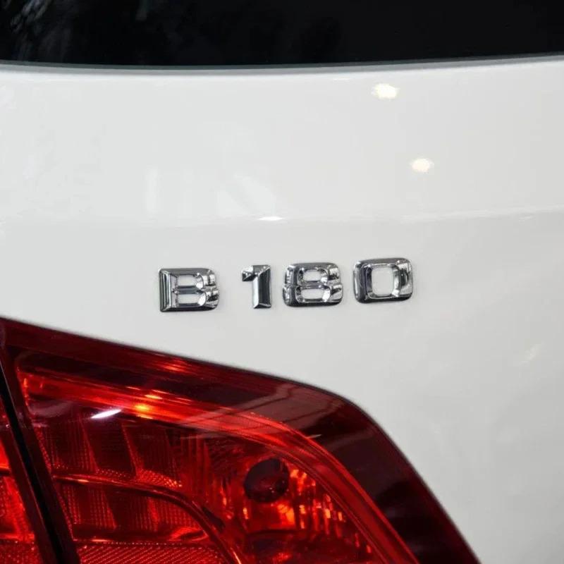3D Наклейки-эмблемы с буквами на задний багажник автомобиля Для Mercedes Benz B180 B200 B220 B250 B260 W246 W245 CDI Автоаксессуары