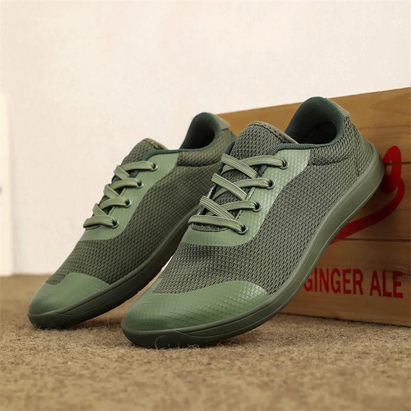 Модные новые унисекс широкие туфли дышащая сетка мужские босые туфли с широким носком брендовые балетки мягкие нулевая подошва кроссовки с широким носком большой размер