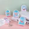 Japanese Mini Laser Love Coin Purse - Cute Portable Bag for Lipstick & Earphone Storage