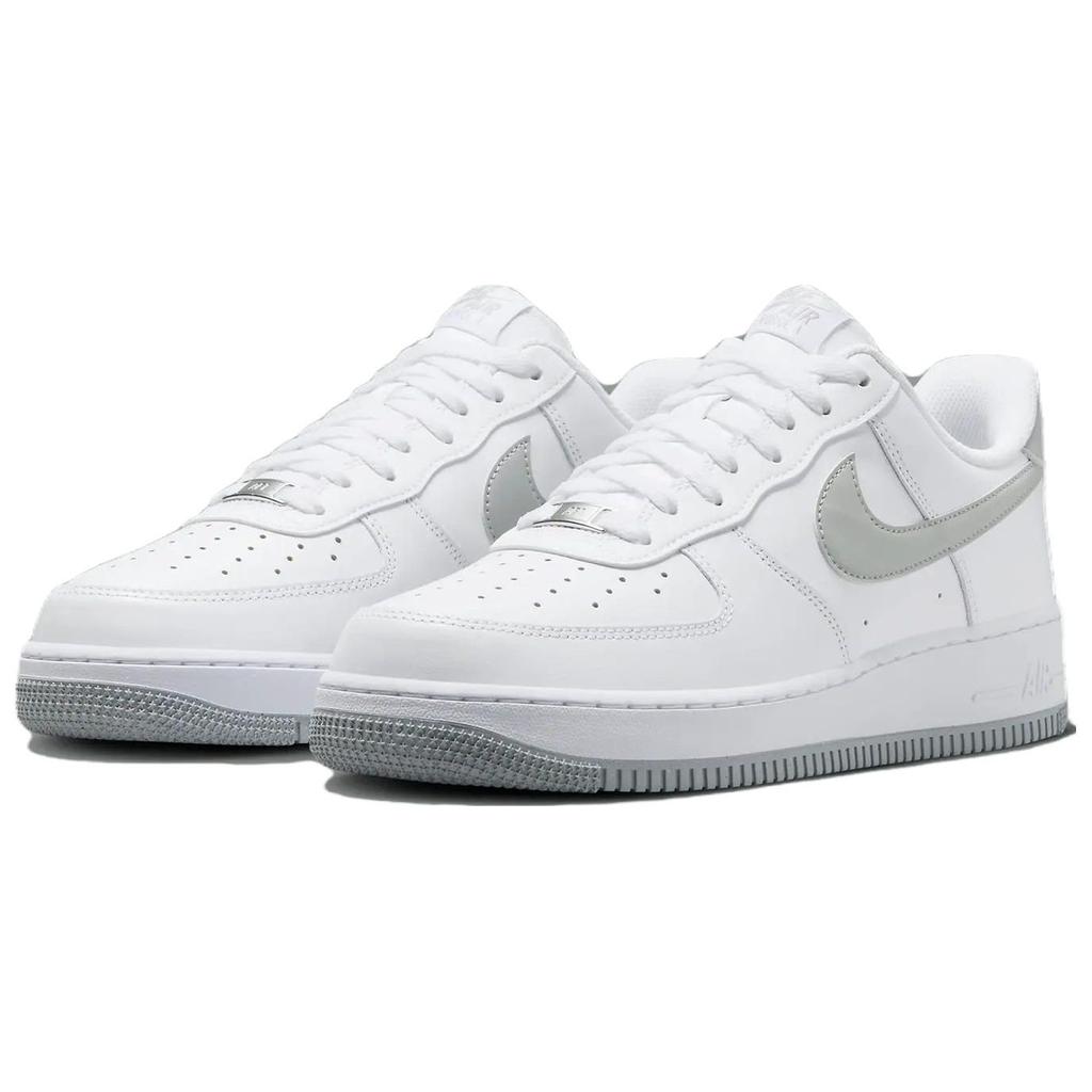 Nike Air Force 1 07 Белые светло-дымчатые мужские кроссовки FJ4146-100