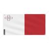 Bannière Drapeau De Malte 6 Oeillets 90x180cm En Polyester