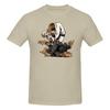 Piece Karate Master Funny  Cotton TShirt Thinking Monkey Tees Tops For Unisex