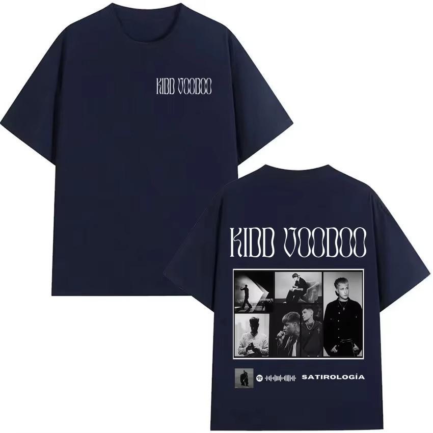 Trendy Rapper Kidd Voodoo Satiro Tour Pop Music Graphics 2026 Spring summer Fashion Tshirt Mens Women Short Sleeve Cotton Top