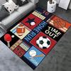 Спортивные коврики с дизайном для разных видов спорта: Футбол, Баскетбол, Бейсбол. Для игровой комнаты, домашнего декора