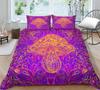 Bohemia Duvet Cover Set Queen Size Постельное белье Домашний Текстиль 3D Печать Модное Одеяло Покрывало Женское Постельное Белье Покрывало