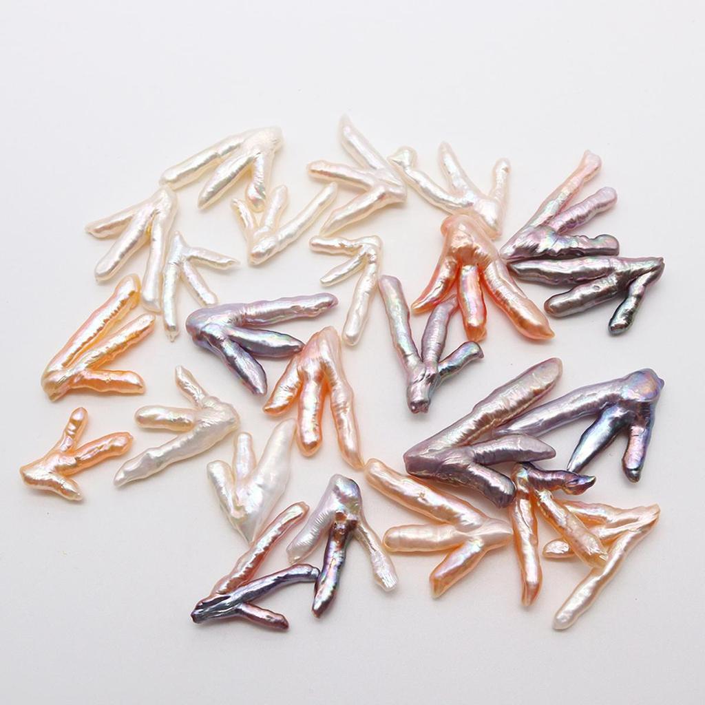 1Pcs Pearl Pendant Natural Freshwater Baroque Pearl Pendant With Hole For Jewelry Making DIY Necklace Accessory