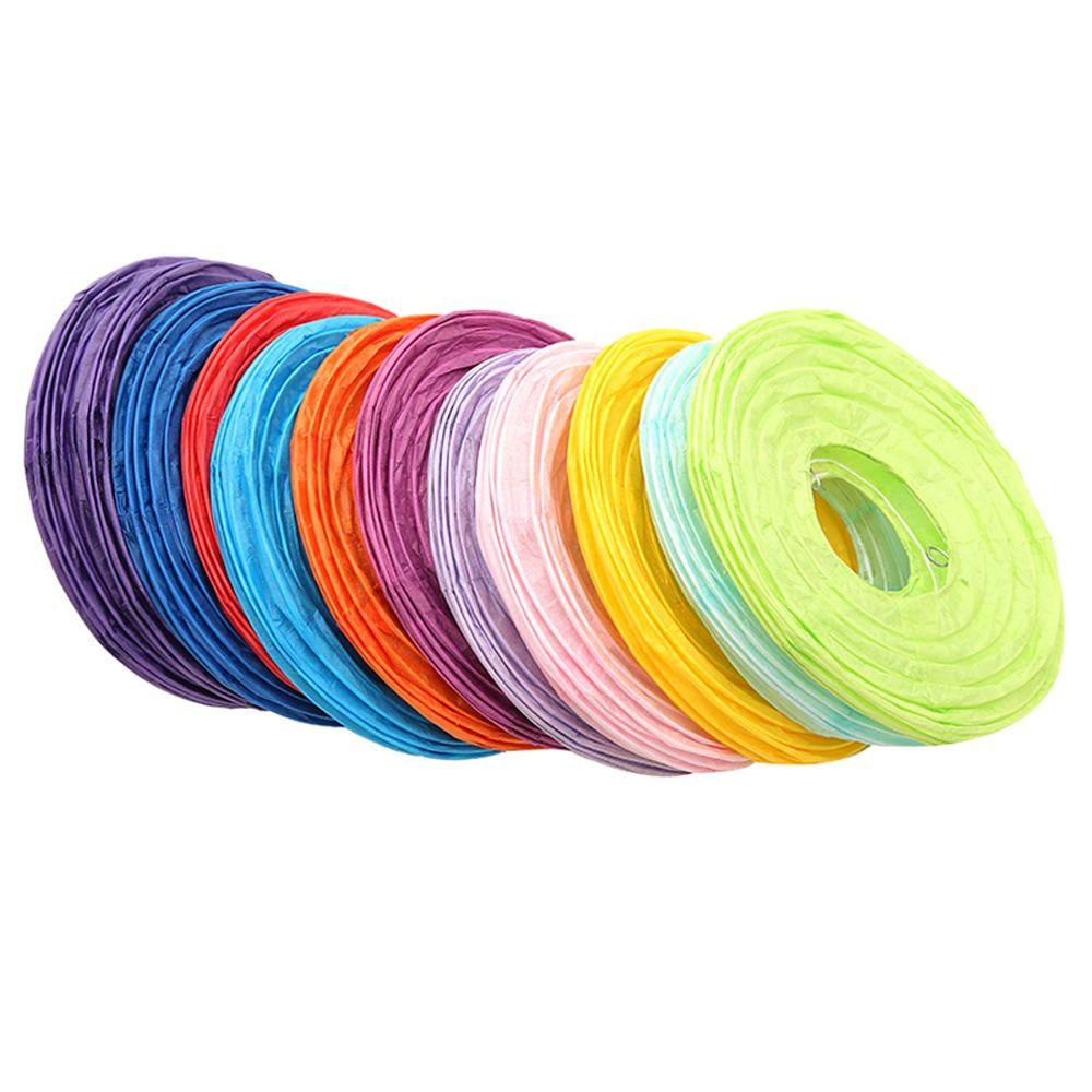 Party Supplies Paper Lamp Ball Hanging Lanterns Mid Autumn Festive Lanterns Round Paper Lanterns